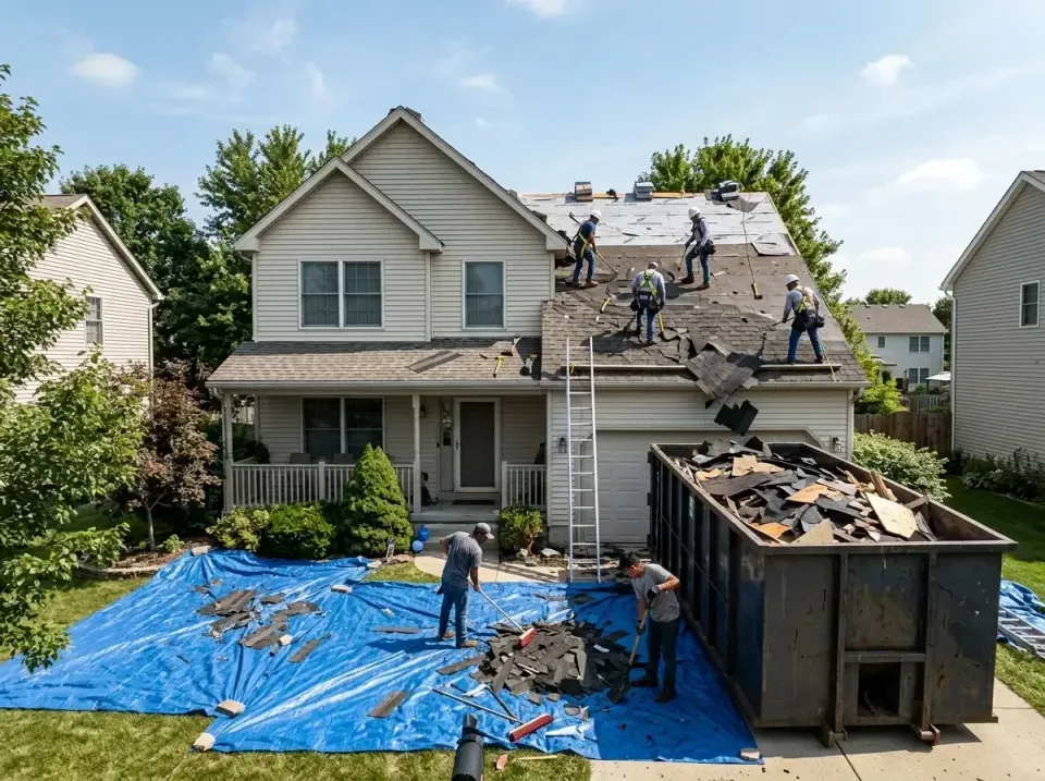 roof-replacement-debris-remova-004 — frequently asked questions, Cheapest Dumpster Rentals in Lake Jackson, TX